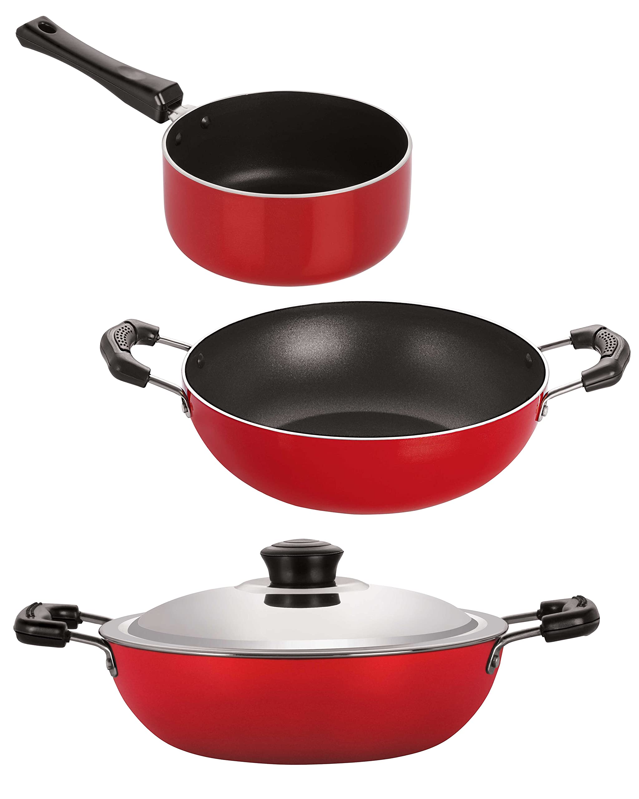 Non-Stick Kadai Set 3 Piece